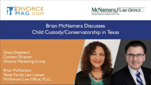 Child custody conservatorship in Texas